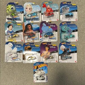 Disney Pixar Hot Wheels Character Cars Set
